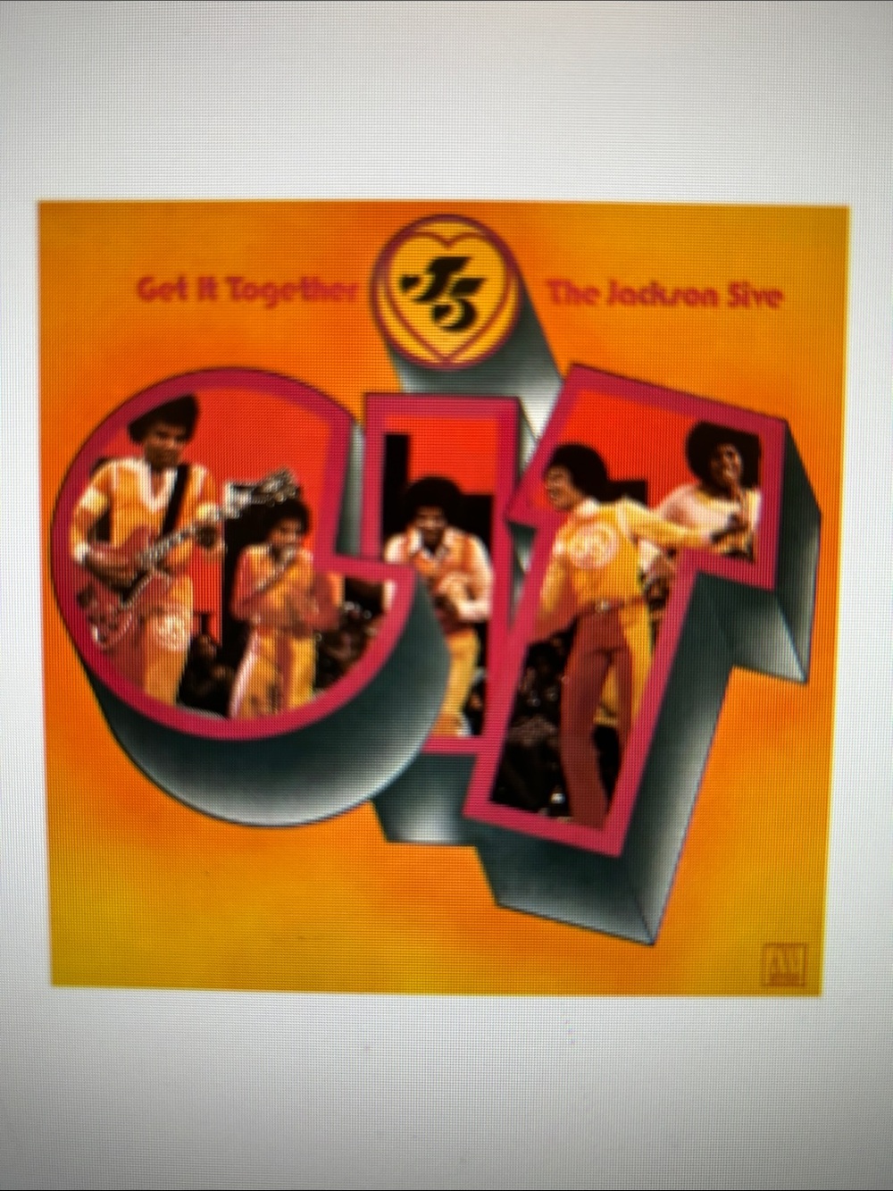 The Jackson 5 - Get It Together (Yellow/Red Album Art)
